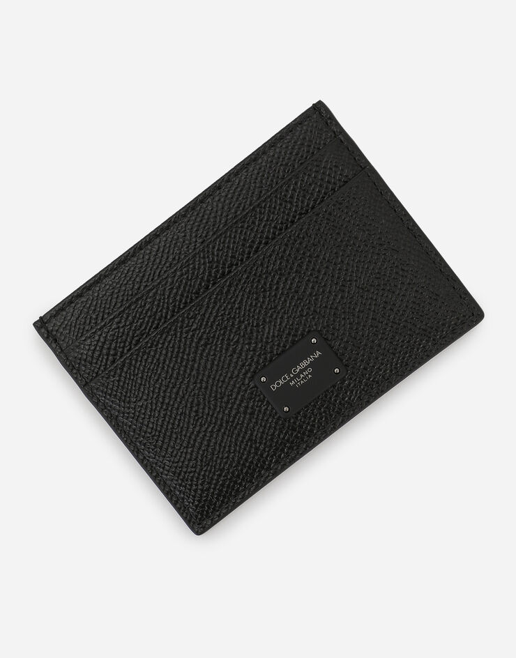 Dolce & Gabbana Dauphine calfskin card holder 黑 BP0330AZ602