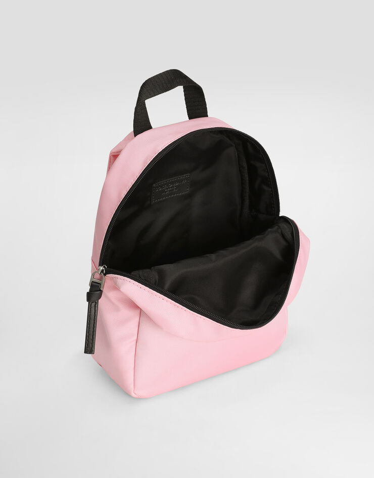 Dolce & Gabbana Nylon backpack with Dolce&Gabbana logo Pink EM0141AB124