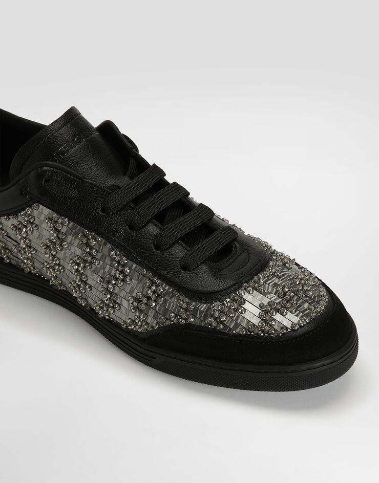 Dolce & Gabbana Saint tropez light sneakers with rhinestones Multicolor CS2379A0149