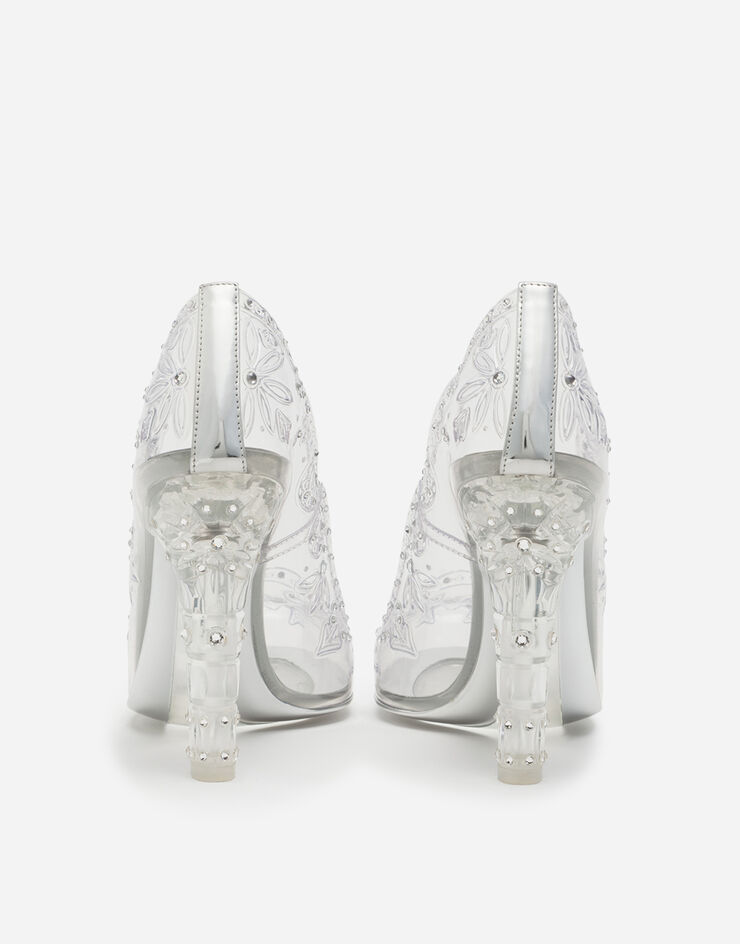 Dolce & Gabbana Clear pvc pump with crystals Transparent CD0189AL749