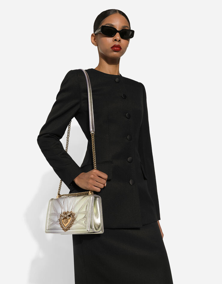 Dolce & Gabbana Schultertasche Devotion mittelgroß Mehrfarbig BB7158AQ919