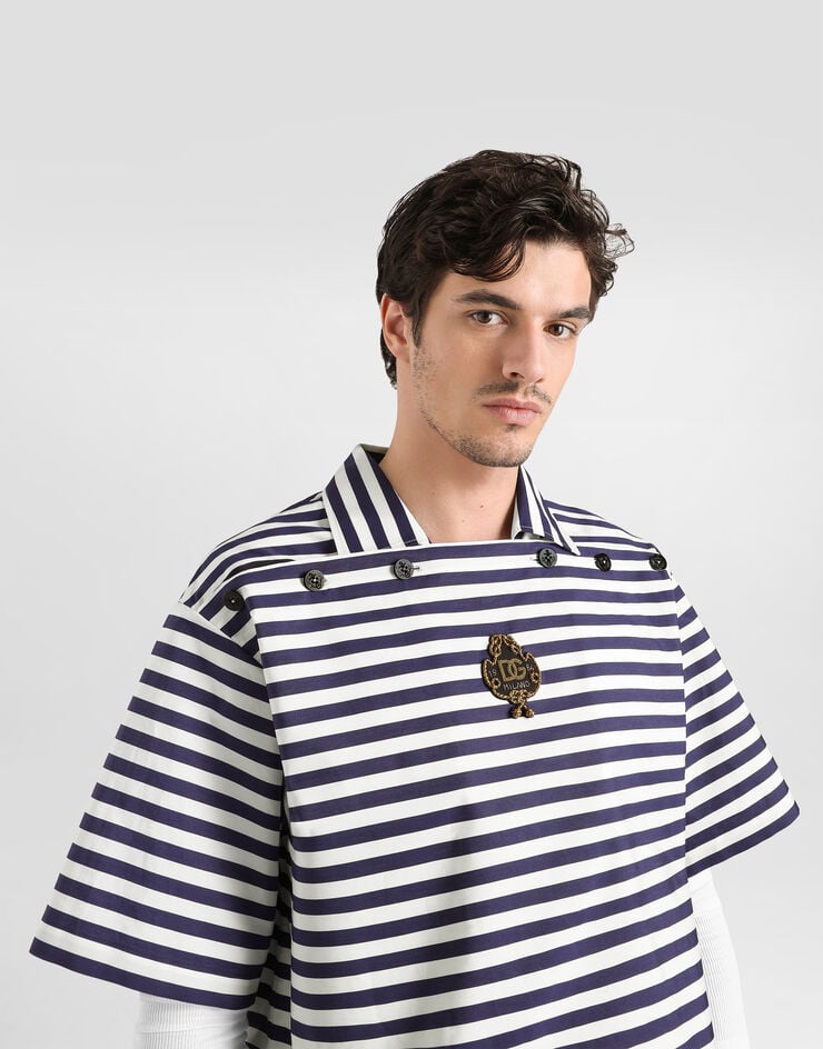 Dolce & Gabbana Striped cotton polo shirt Dolce & Gabbana Striped cotton polo shirt Multicolor G8UE9ZFR527
