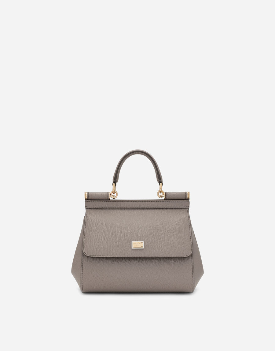 Small Sicily handbag in dauphine calfskin