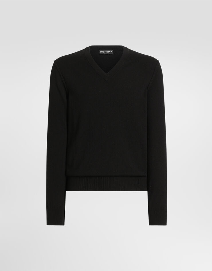Dolce & Gabbana Cashmere-Pullover Dolce & Gabbana Cashmere-Pullover Schwarz GXX02TJBW1W