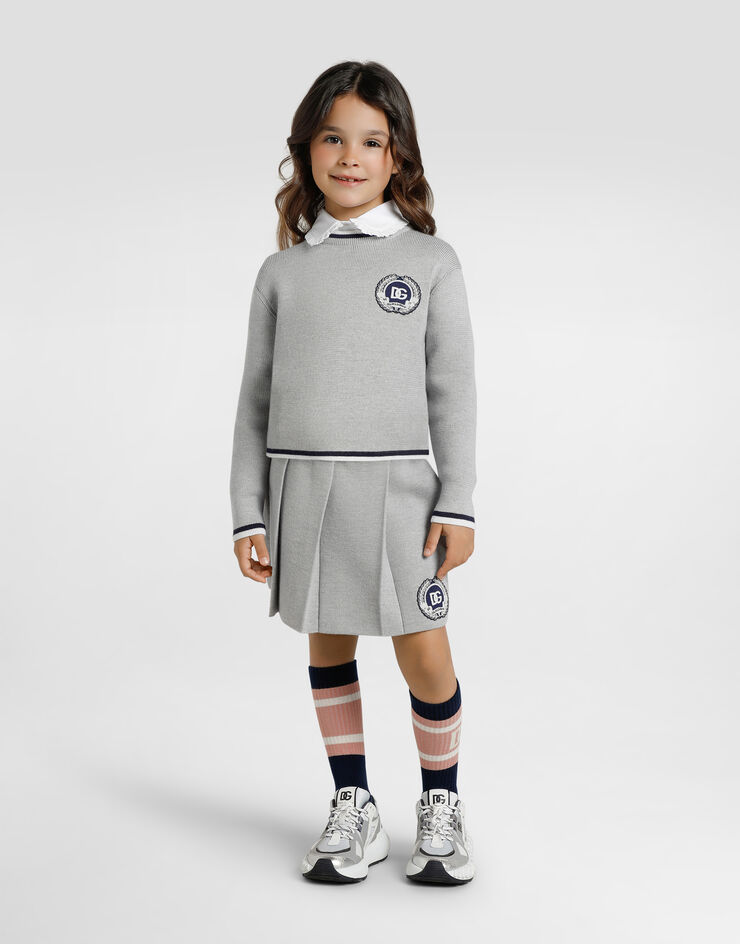 Dolce & Gabbana knit skirt Grey L5KI06JDVB7