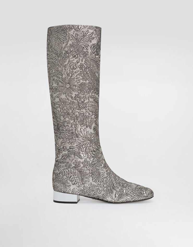 Dolce & Gabbana Brocade boots Dolce & Gabbana Brocade boots Silver CU1235AV760