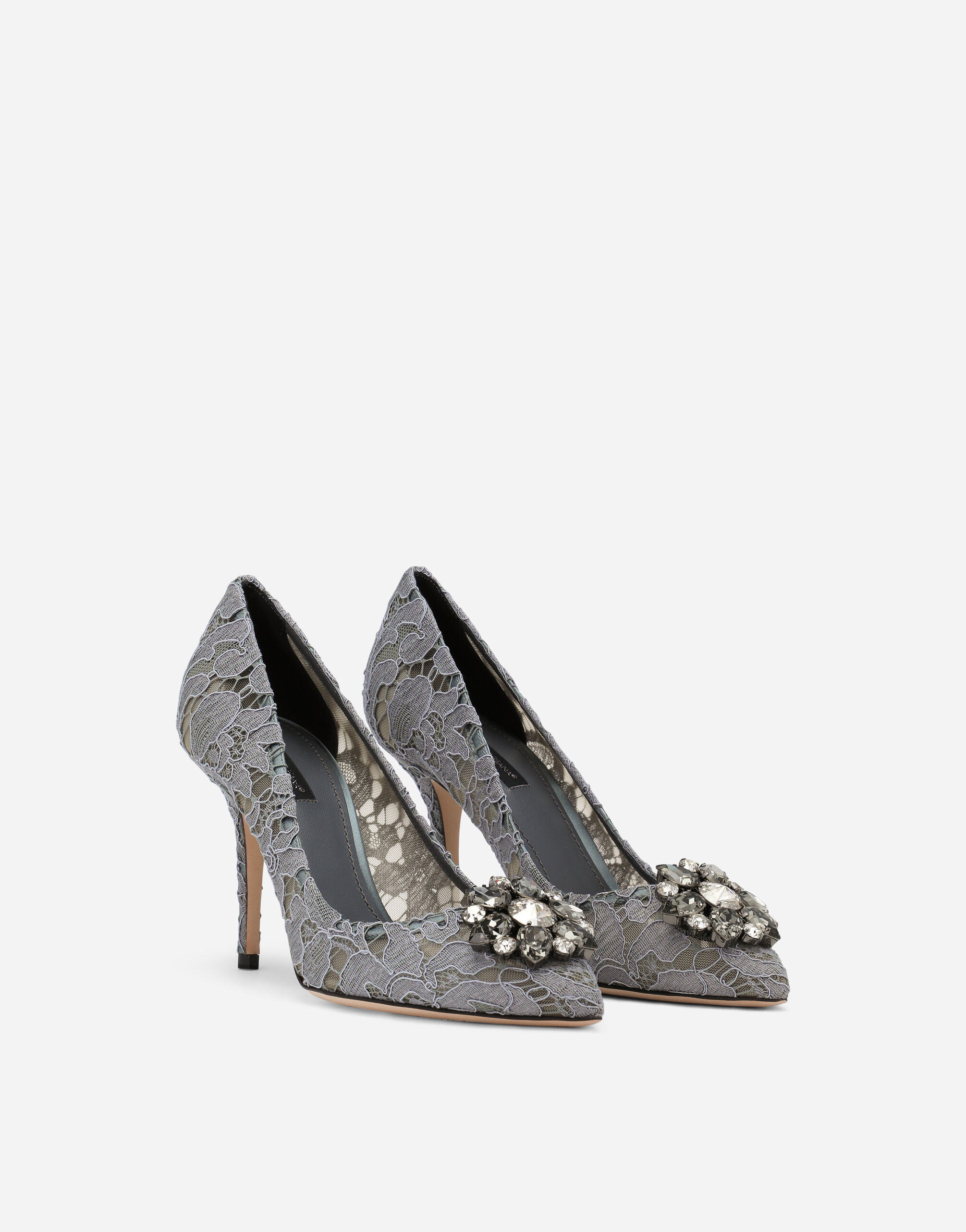 Salones de encaje taormina con cristales Dolce Gabbana Online Store