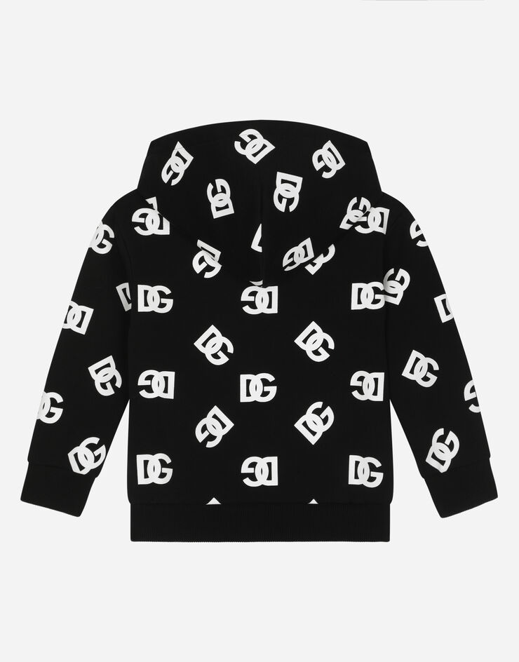 Linnhoy - Felpa Con Cappuccio Unisex Con Zip E Stampa 3D, Tasca Frontale - Taglia XL - 3