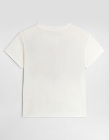 Dolce & Gabbana Jersey t-shirt with applications White L2JTITG7P5Y