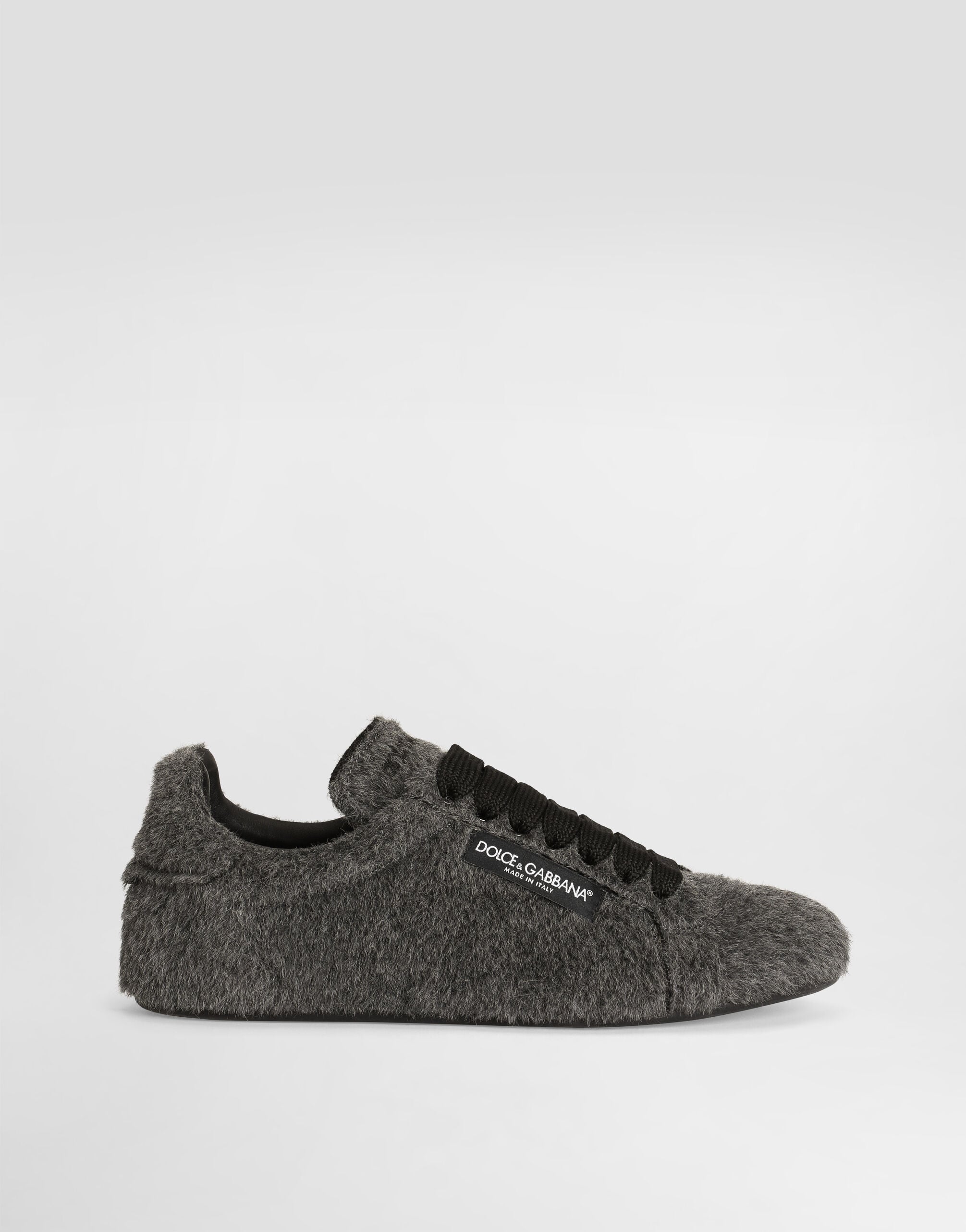 Alpaca Portofino Soft in Grey for Men | Dolce&Gabbana® US