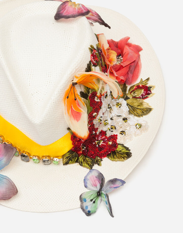 Dolce & Gabbana Texan hat with butterfly decorations 多色 FH497ZGDU32