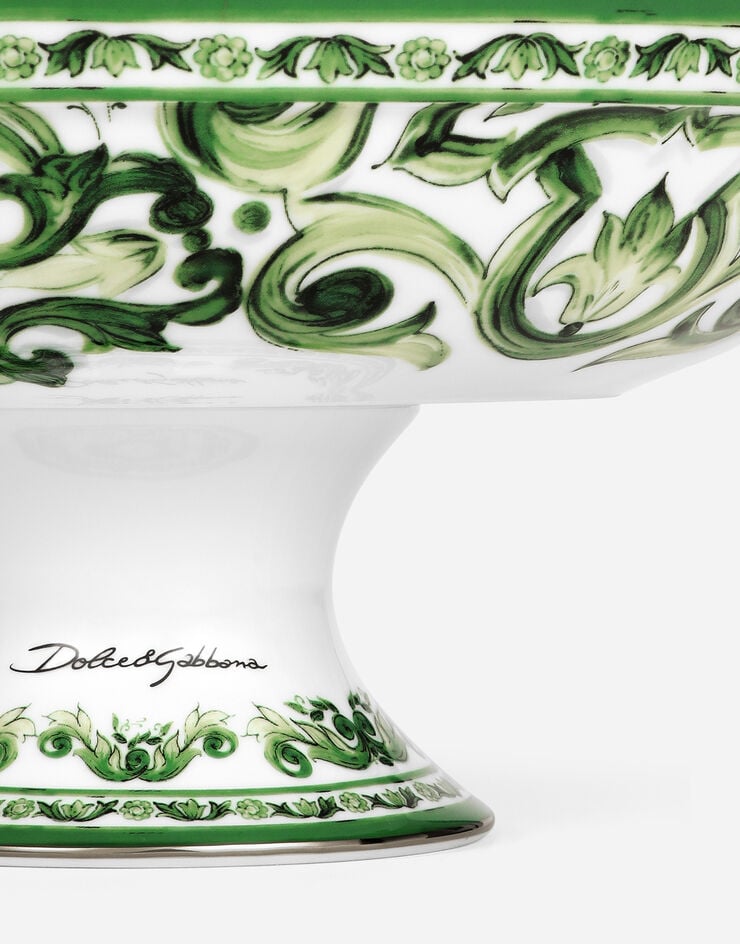 Dolce & Gabbana Porcelain Fruit Bowl Dolce & Gabbana Porcelain Fruit Bowl Multicolor TCC193TCAMT