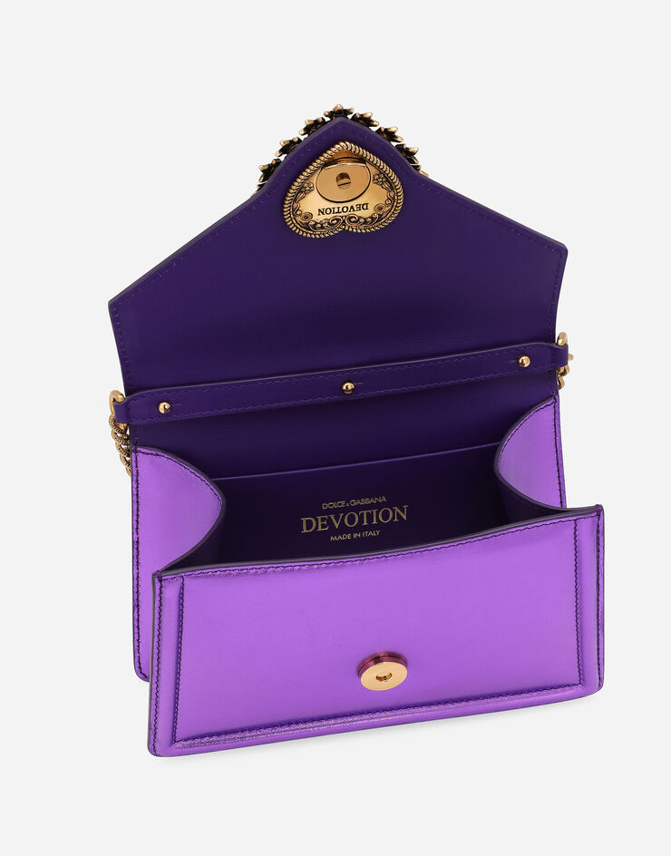 Dolce & Gabbana Top handle Devotion piccola Viola BB6711A1016