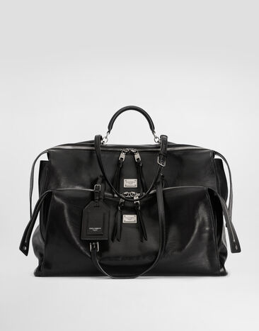 Dolce & Gabbana Vittoria calfskin bag Black BM2581AH850