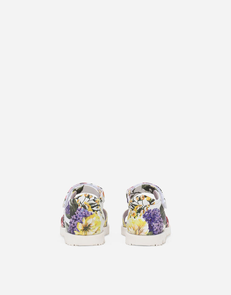 Dolce & Gabbana 印花纳帕皮革凉鞋 版画 D20086AD471