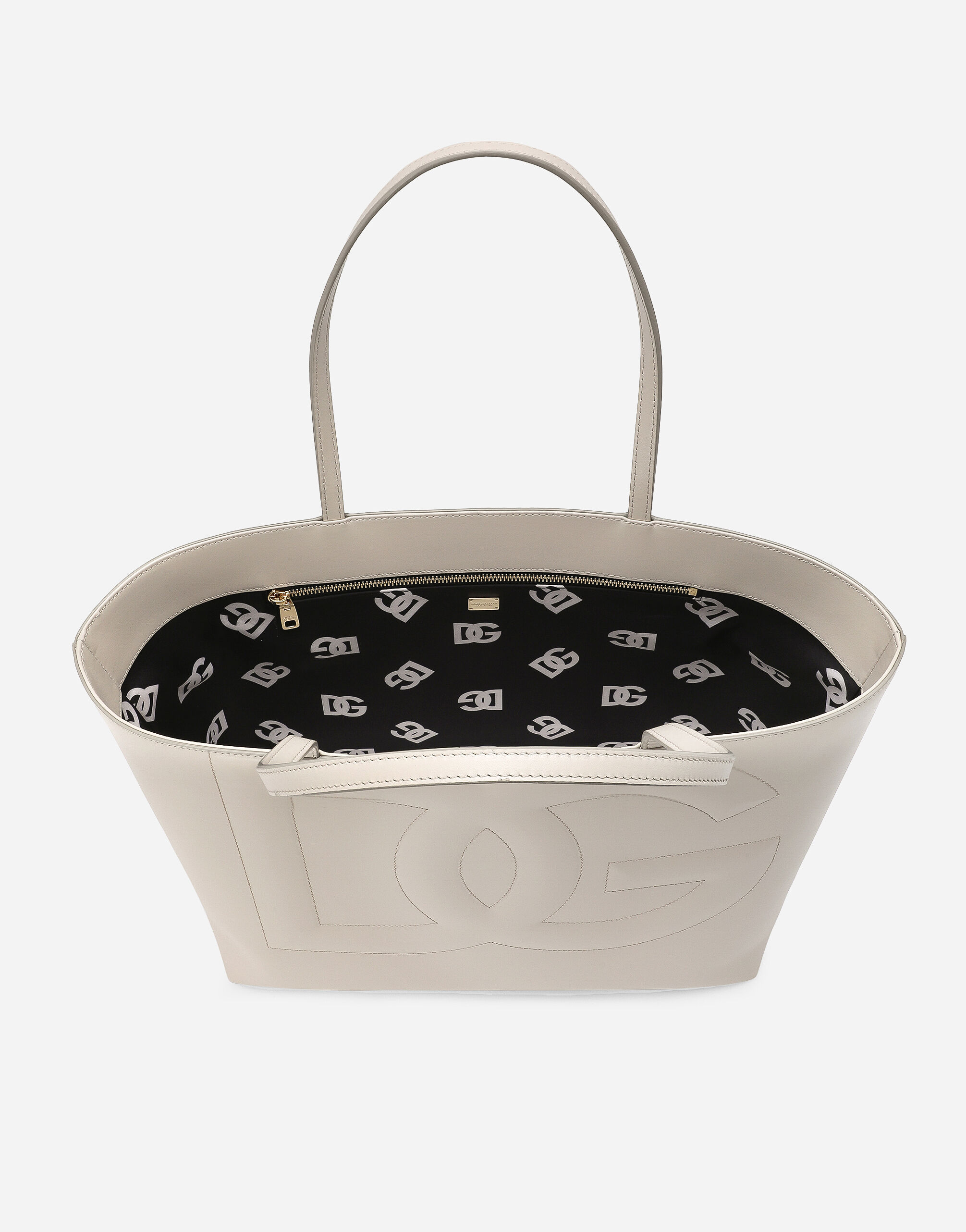 Medium DG Logo Bag shopper in Beige for Women | Dolce&Gabbana® US