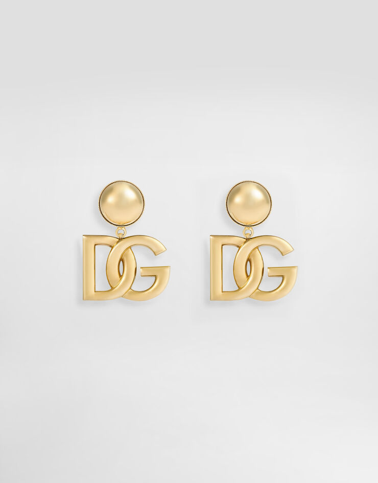 Dolce & Gabbana Clip-on earrings with DG logo Gold WEN6P6W1111