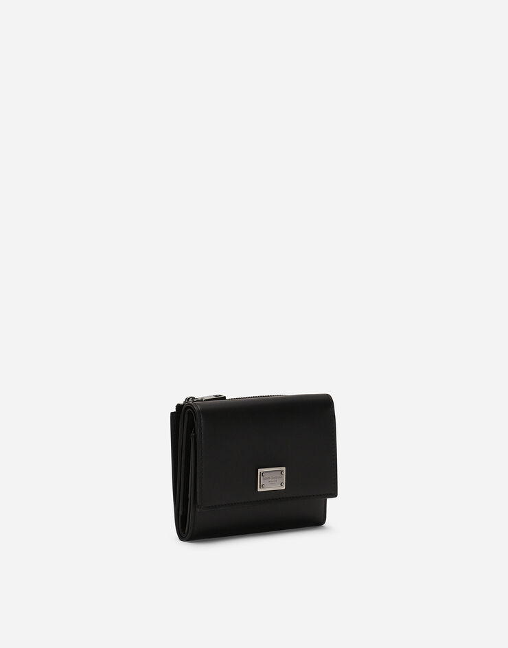 Dolce & Gabbana フレンチフラップウォレット カーフスキン 日本限定 ブラック BP3271AS527