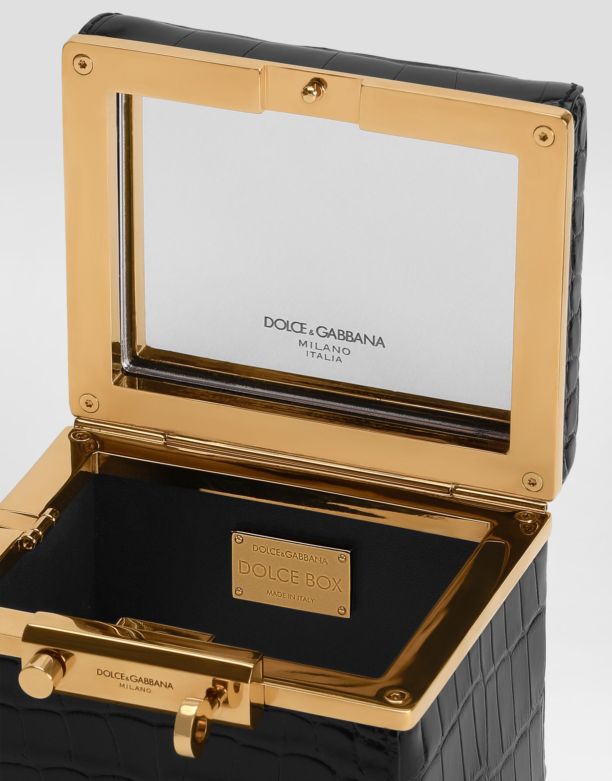 Eva box bag in Black for Women | Dolce&Gabbana® US