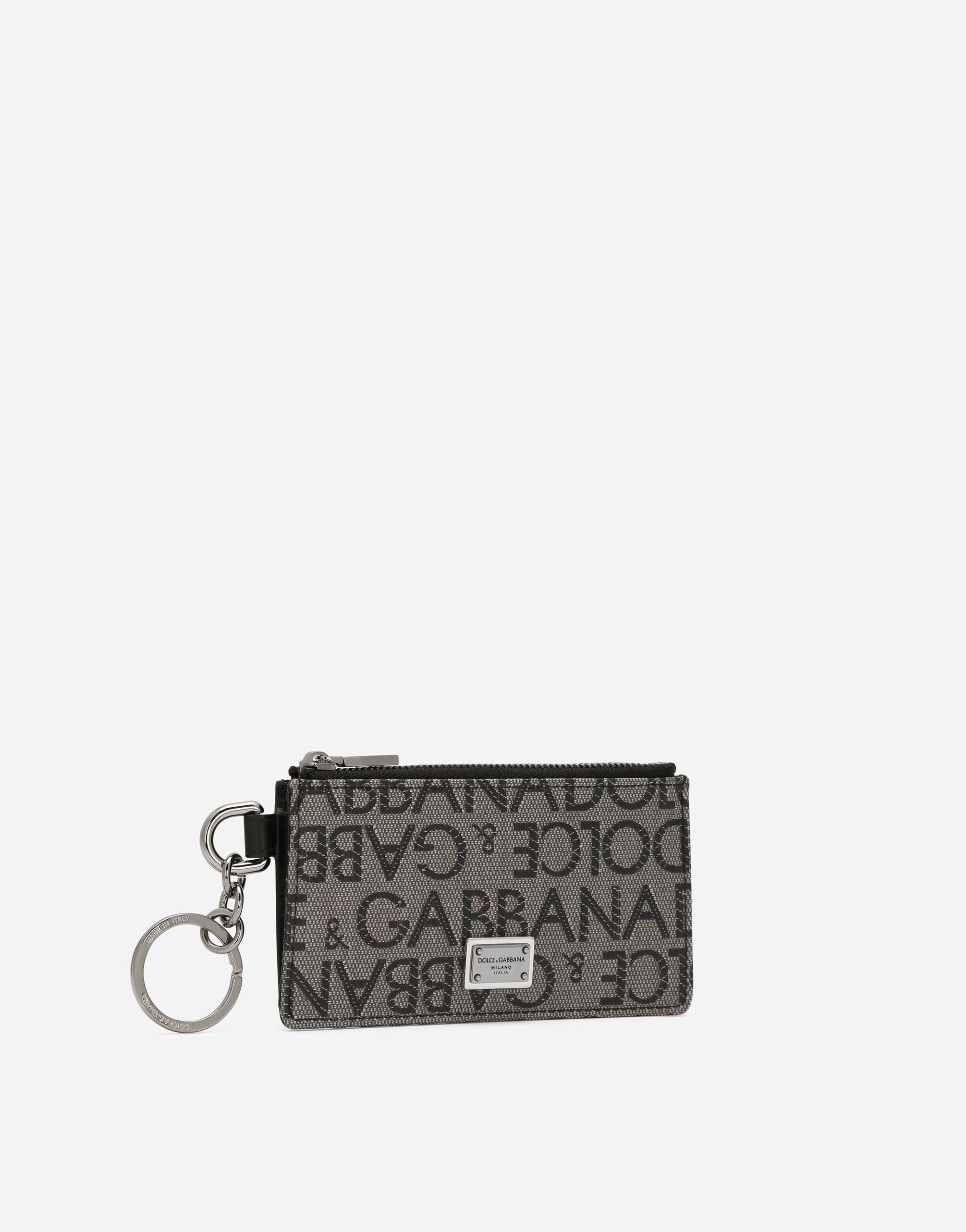 Tarjetero de jacquard en Multicolor de Hombre Dolce Gabbana