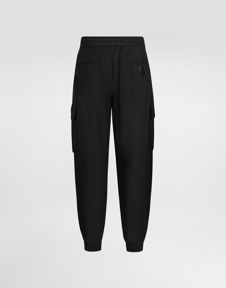 Dolce & Gabbana Wool blend jogging trousers Black GP14PTGK306