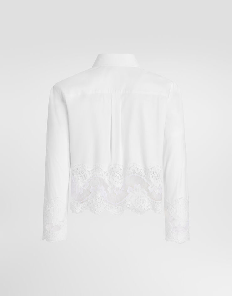 Dolce & Gabbana Hemd aus Popeline Dolce & Gabbana Hemd aus Popeline Black F5Q65TFUEFM