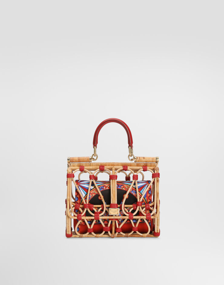 Dolce & Gabbana Sicily handbag with embroidery Dolce & Gabbana Sicily handbag with embroidery Multicolor BB5660B0421