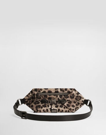 Dolce & Gabbana Leopard-print nylon bag Print BM2188AU915