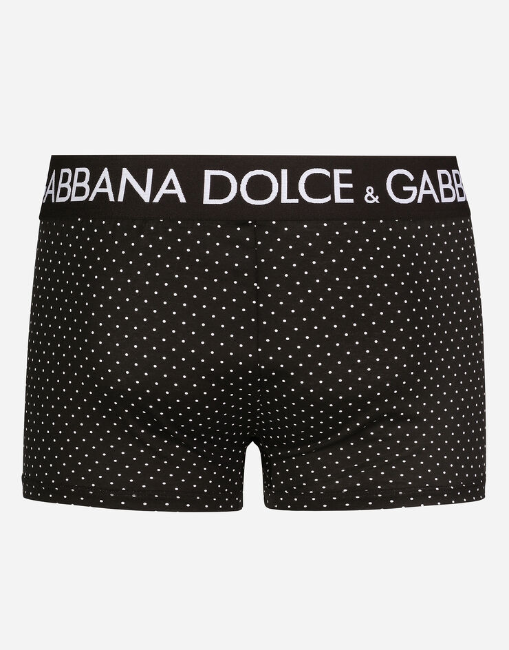 Dolce & Gabbana Two-way stretch jersey boxers with polka-dot print Multicolor M4D88JFSGVZ