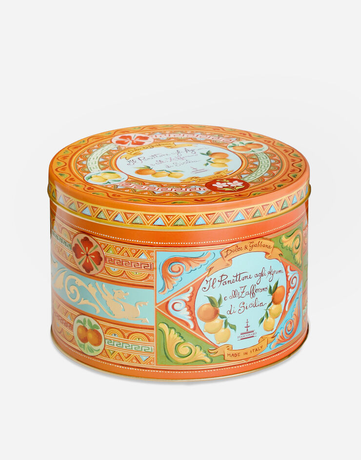 Dolce & Gabbana Panettone with Sicilian Citrus fruits and Saffron Multicolor PN1000RED10