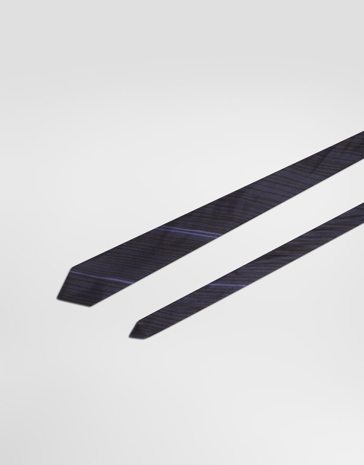 Dolce & Gabbana Striped-print twill tie  GT147EG0TKB