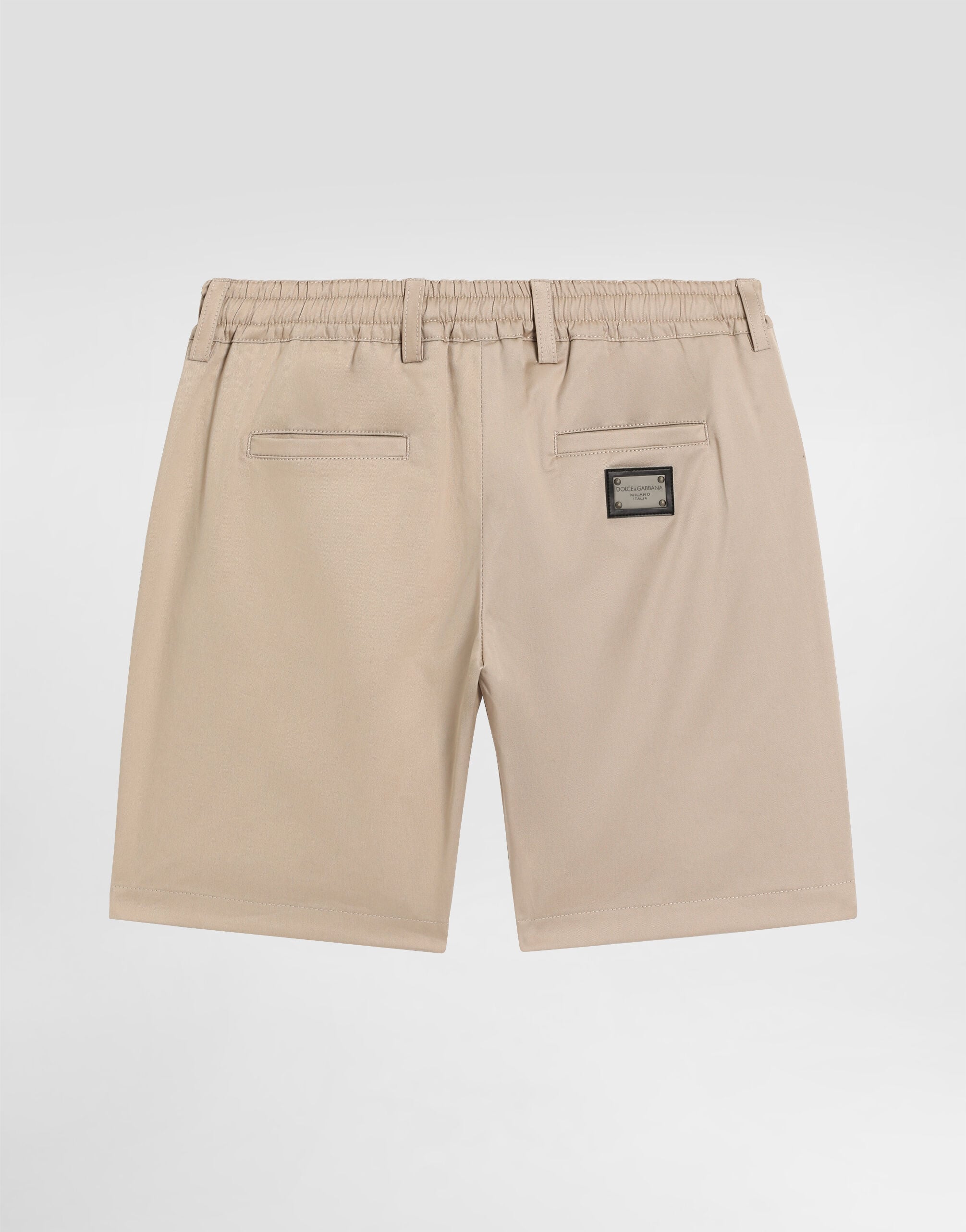ベージュのボーイズ Gabardine shorts | Dolce&Gabbana®
