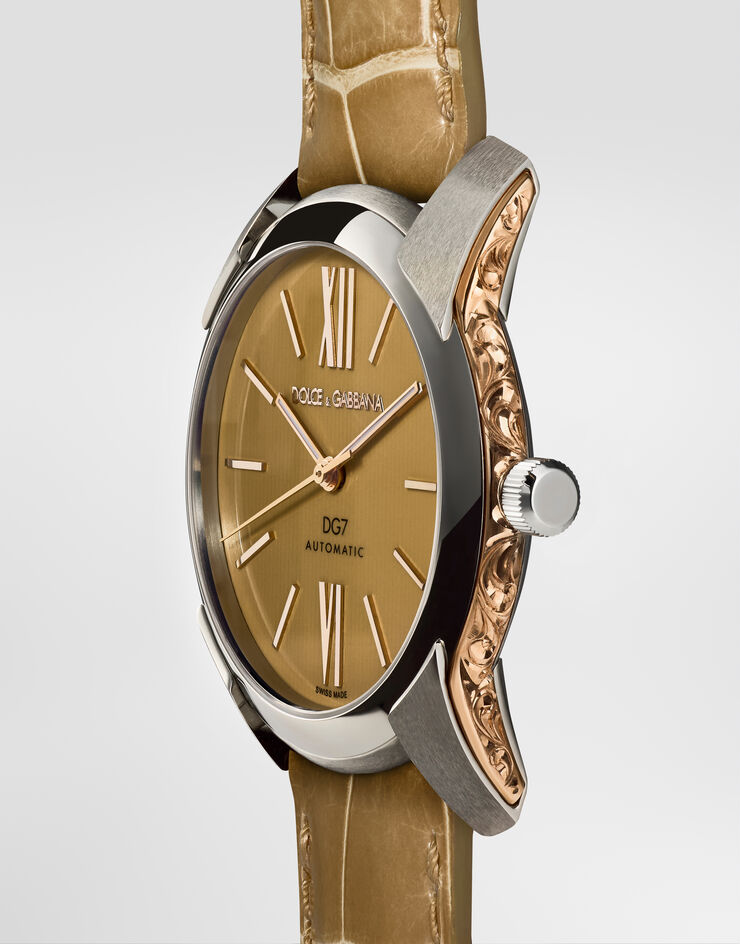 Dolce & Gabbana DG7 Gattopardo watch Dolce & Gabbana DG7 Gattopardo watch Beige WWEE1MWWS13