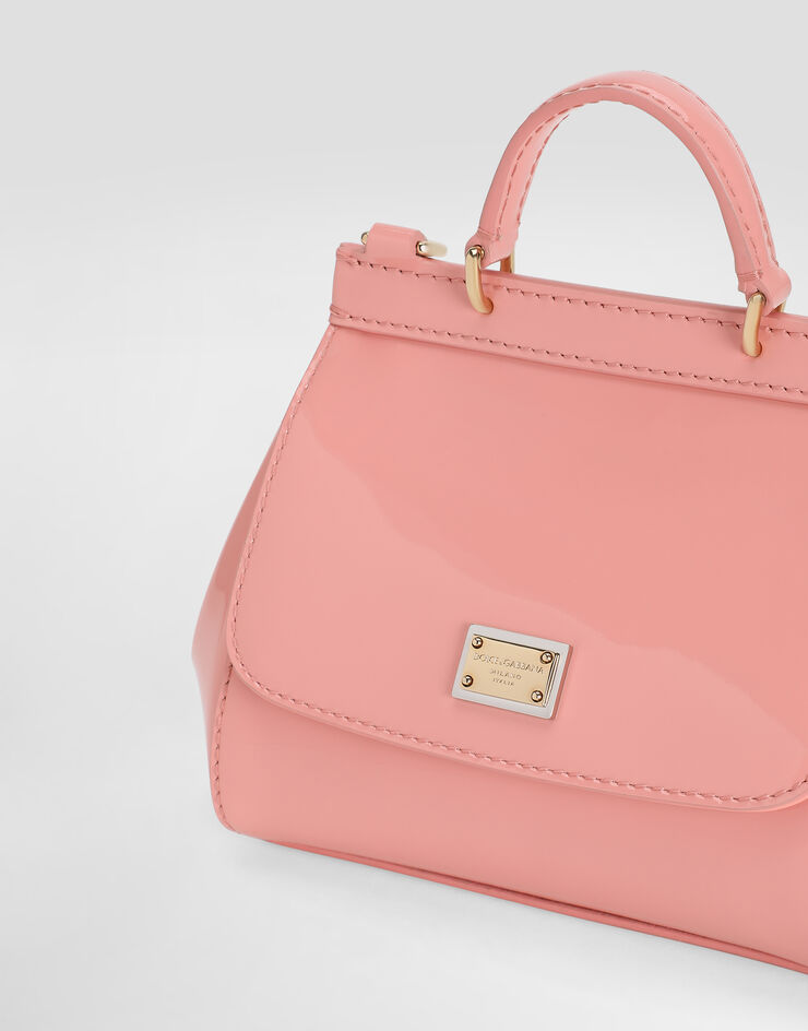 Dolce & Gabbana Patent leather sicily handbag Pink EB0003A1067