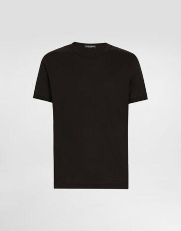 Dolce & Gabbana T-shirt in cotton Black G8JX7TFU7EQ