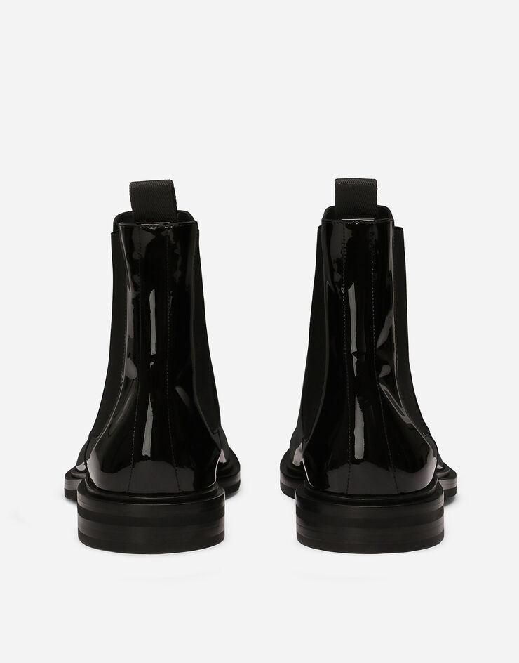 Dolce & Gabbana Stiefelette aus Kalbsleder Schwarz A60602A1471