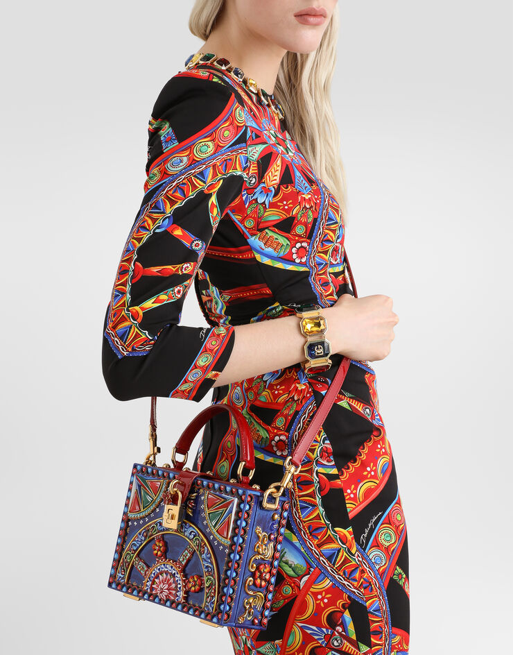 Dolce & Gabbana حقيبة يد Dolce Box مصنوعة من الراتنج Dolce & Gabbana حقيبة يد Dolce Box مصنوعة من الراتنج Multicolor BB5970A0416