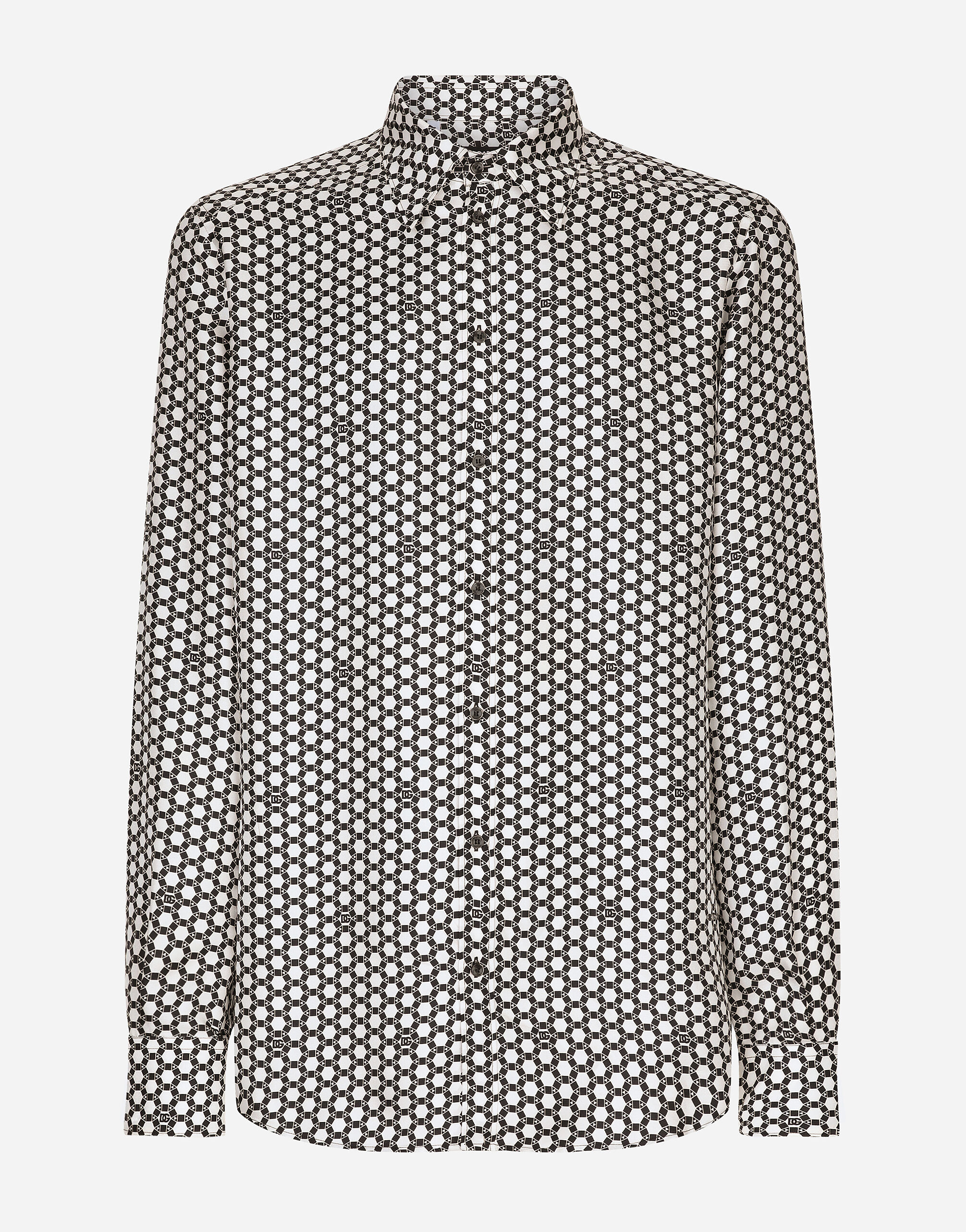 Multicolorのメンズ DGプリント マルティーニフィット シルク