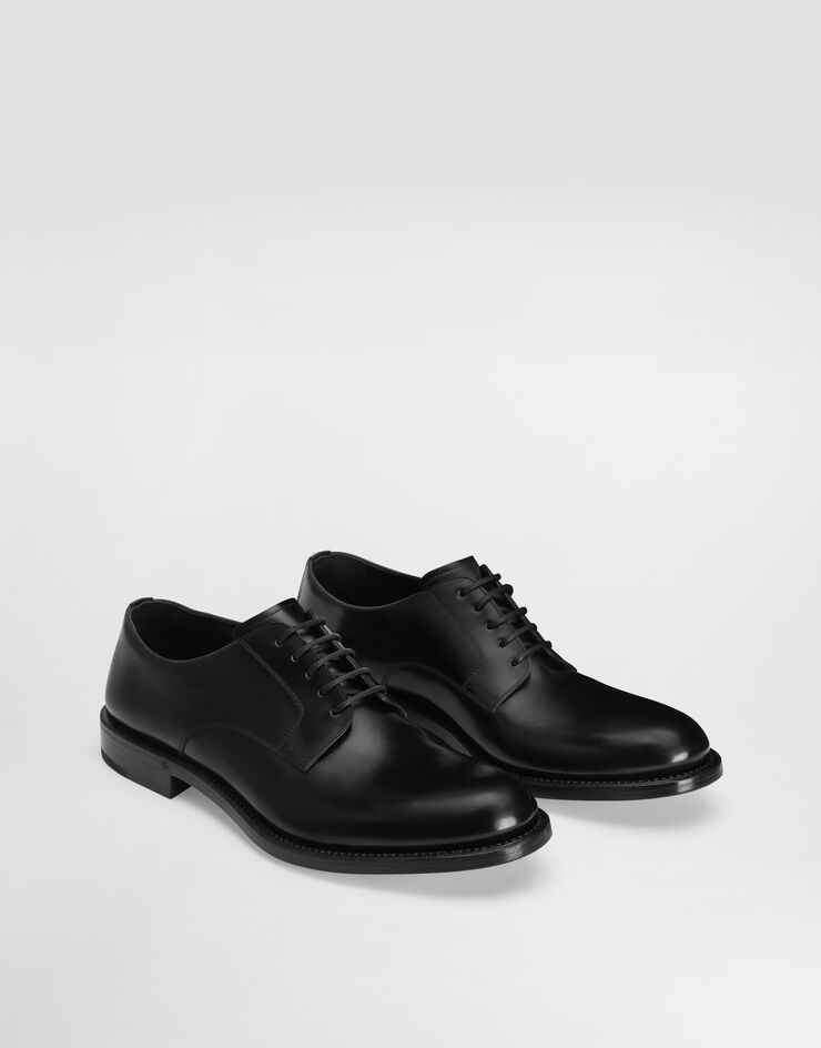 Dolce & Gabbana Brushed calfskin derby Black A10879A1203