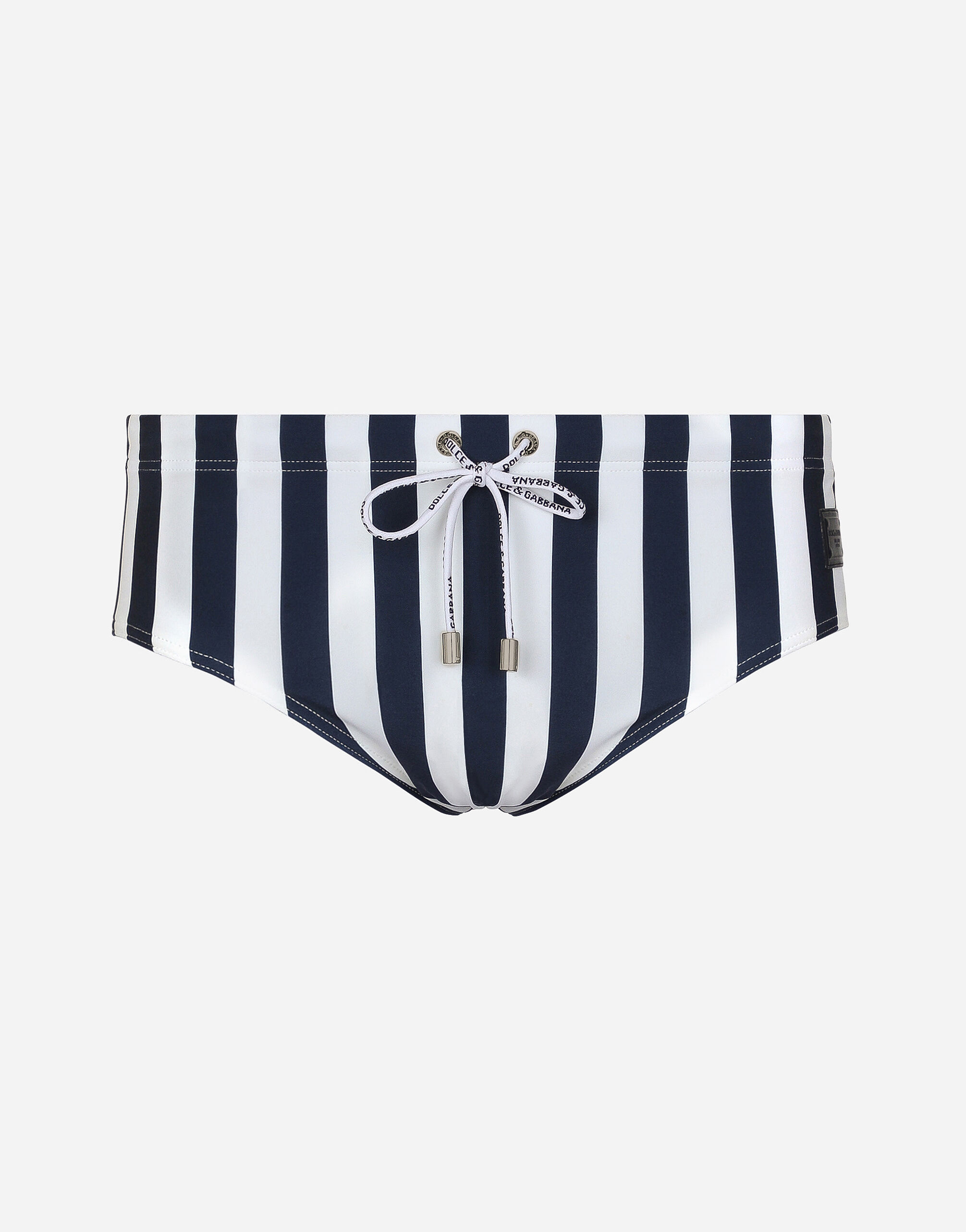 Dolce & Gabbana Striped Brando David swim briefs Print M4A13TISMHF