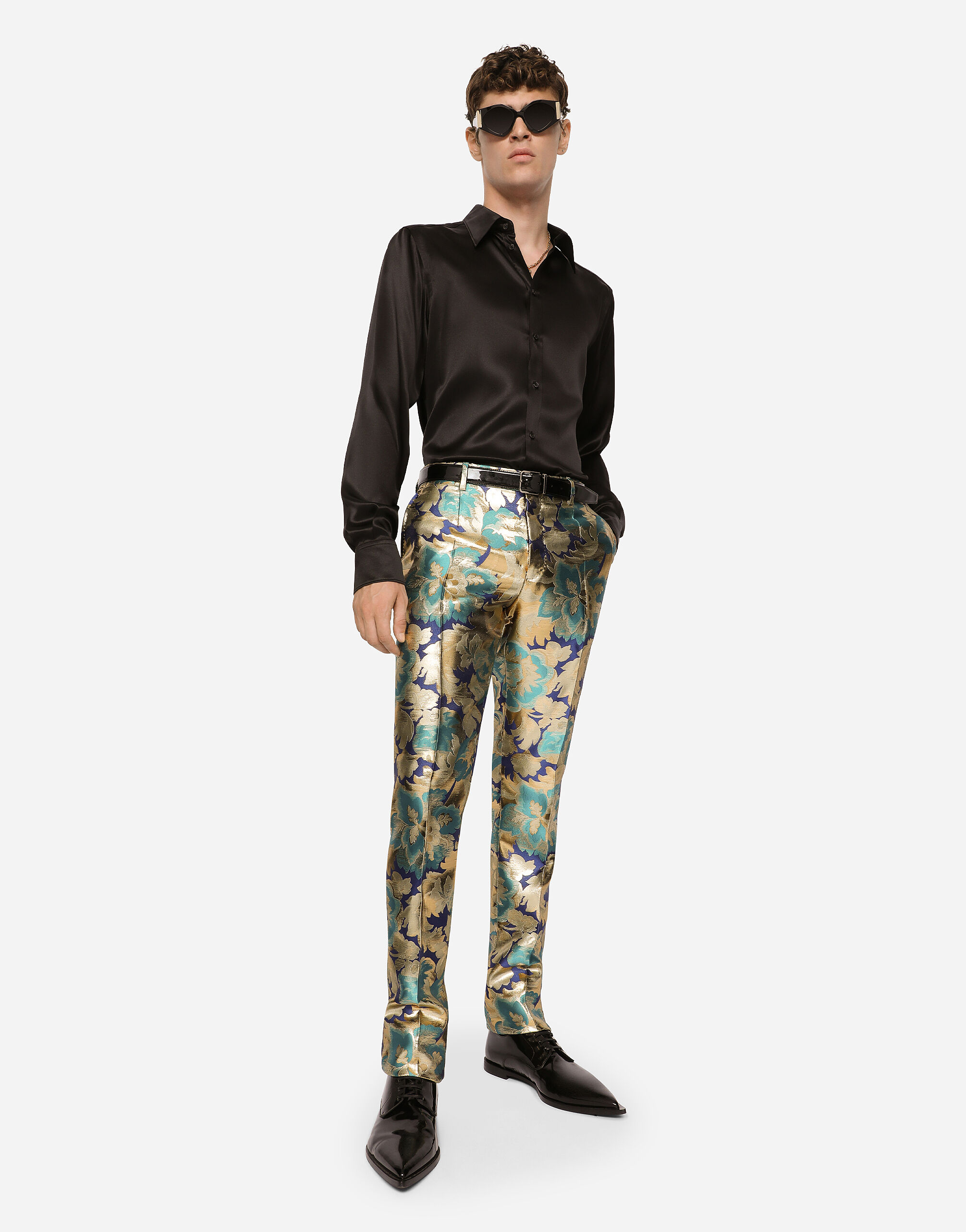 Tシャツ・カットソー Dolce & Gabbana Black satin Martini shirt Dolce & Gabbana Black Satin Martini Shirt | italist, ALWAYS