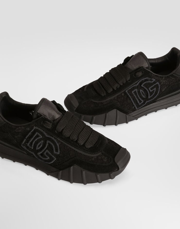 Dolce & Gabbana DG Athletic sneakers in lace Dolce & Gabbana DG Athletic sneakers in lace Black CK2487A3S64