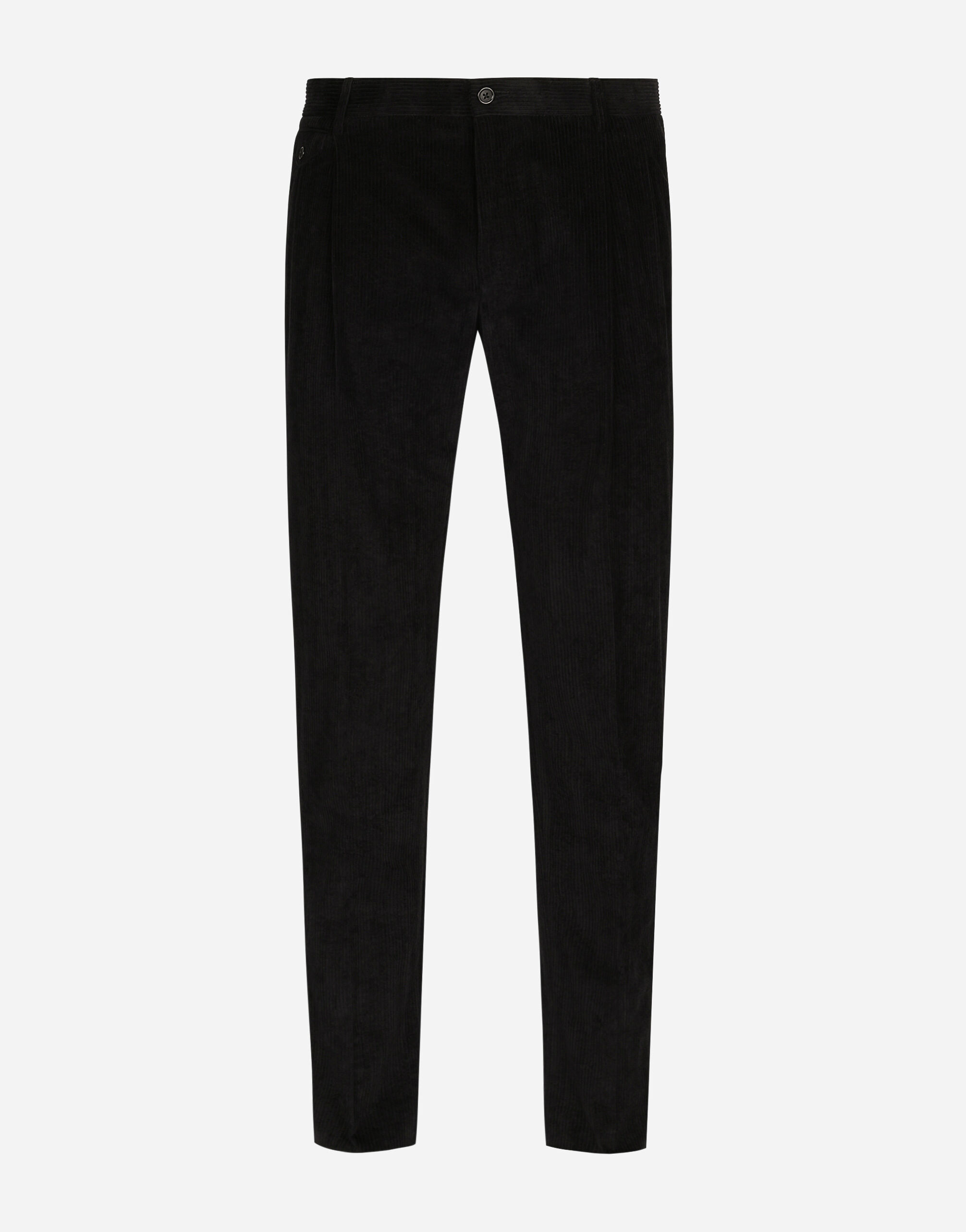 Dolce & Gabbana Stretch corduroy pants Black VG446FVP187