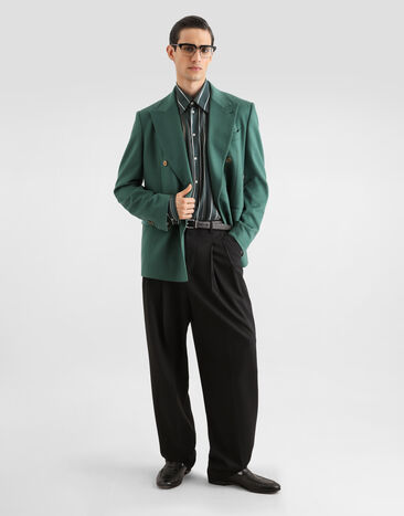 Dolce & Gabbana Sicilia light double-breasted cashmere jacket  G2TV8THU2BZ