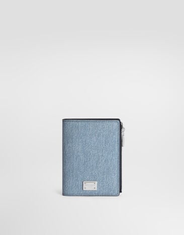 Dolce & Gabbana Wallet in denim nubuck Dolce & Gabbana Wallet in denim nubuck Denim BP3461AY520