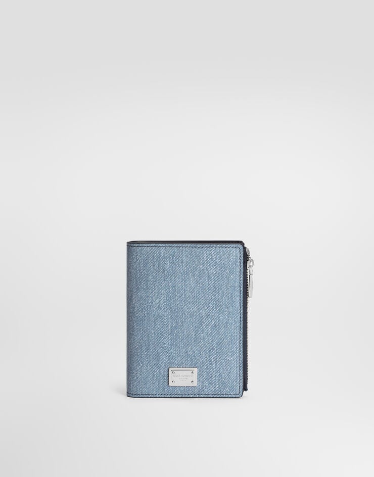 Dolce & Gabbana Wallet in denim nubuck Dolce & Gabbana Wallet in denim nubuck Denim BP3461AY520