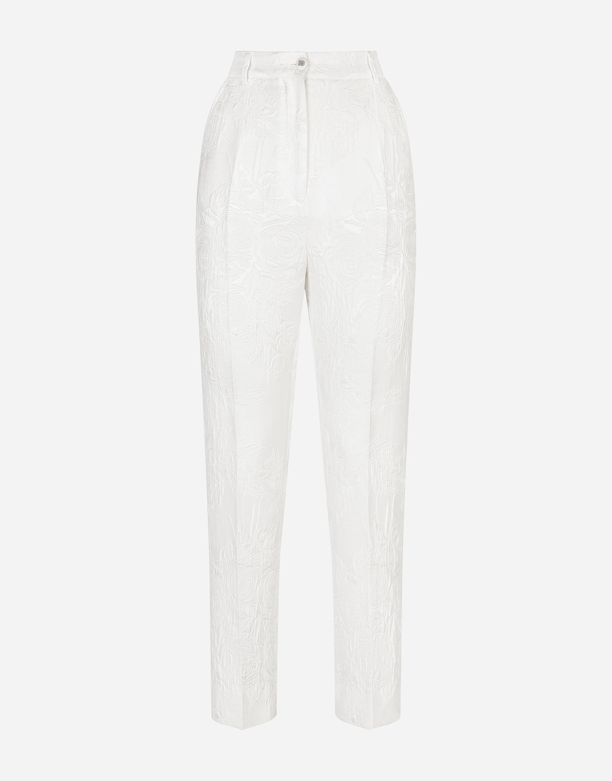 【VIP価格】DOLCE & GABBANA Floral Tapered Pants Floral cotton poplin tapered pants in multicoloured - Dolce