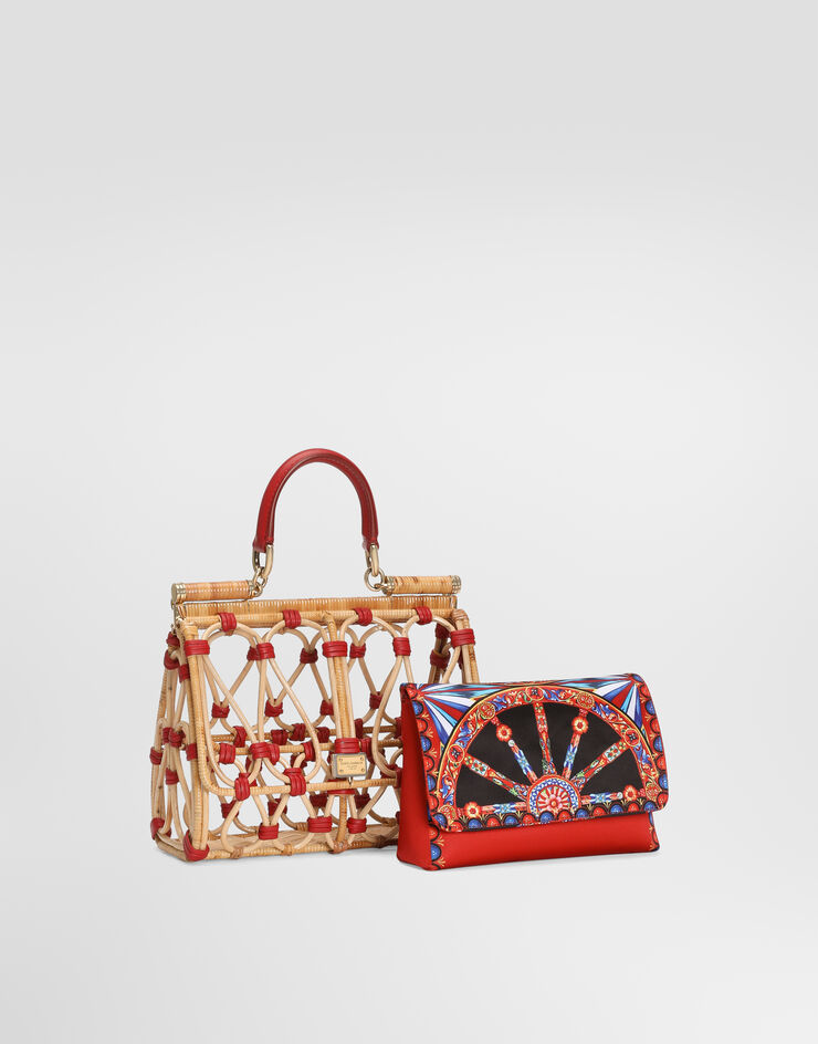 Dolce & Gabbana Sicily handbag with embroidery Dolce & Gabbana Sicily handbag with embroidery Multicolor BB5660B0421