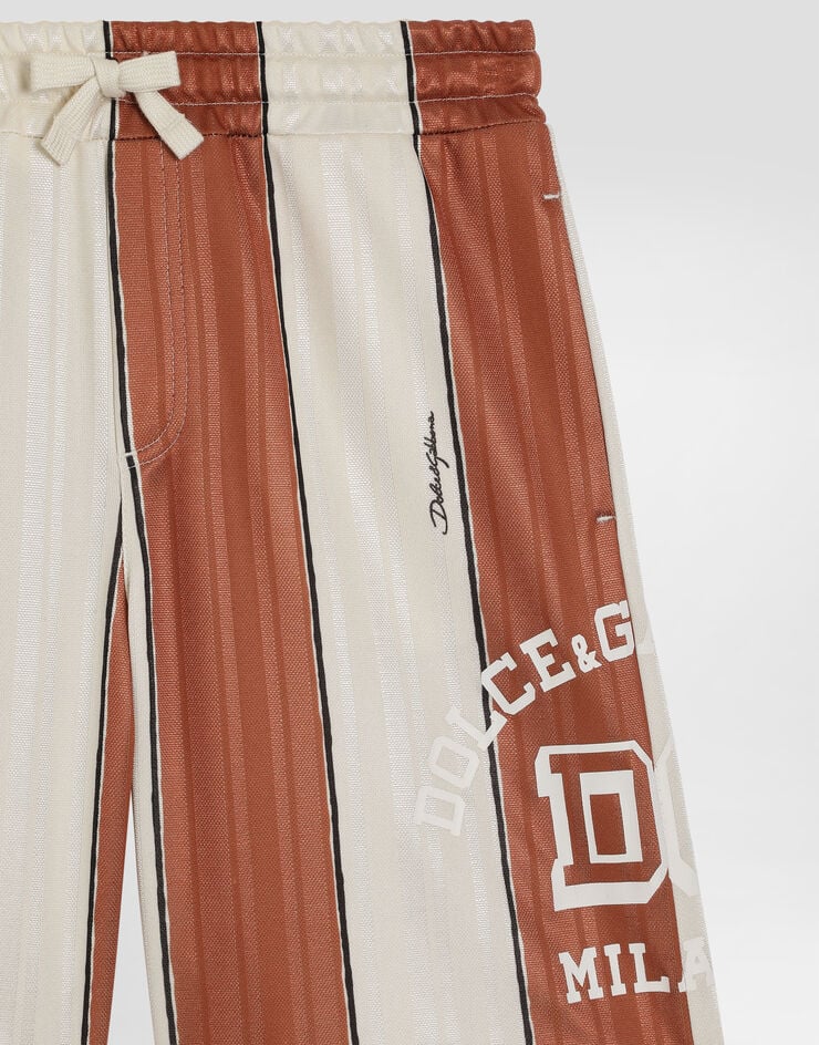 Dolce & Gabbana Striped jersey bermuda shorts Dolce & Gabbana Striped jersey bermuda shorts Multicolor L4JQXAHS7Q5