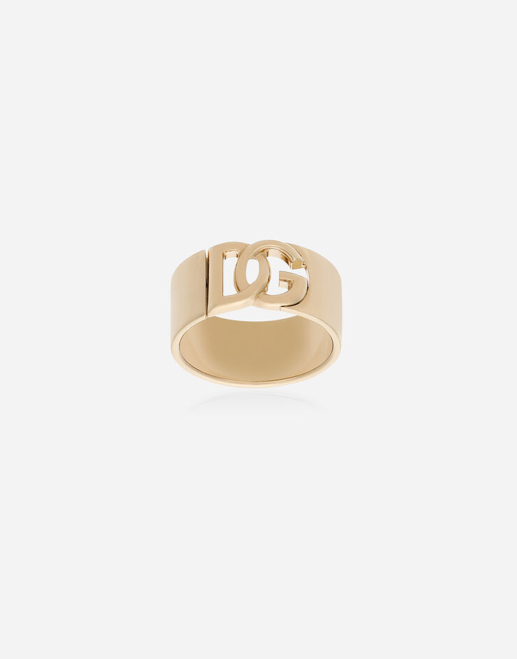 Dolce & Gabbana Ring with DG cut-out logo Gold WRQ5P1W1111